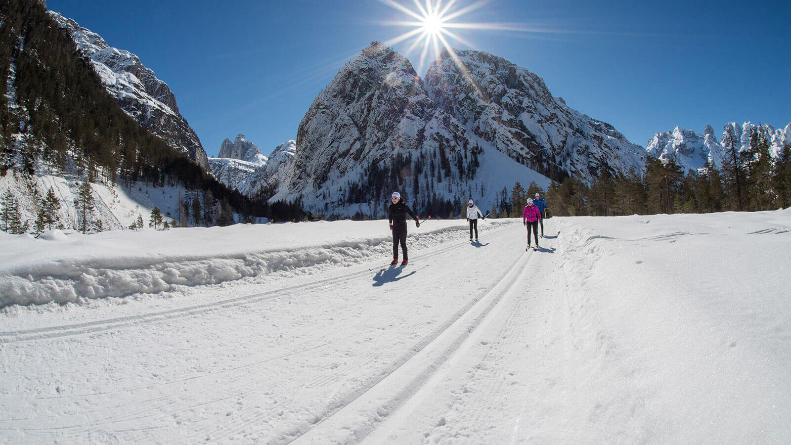 Langlaufen im Winterurlaub